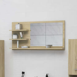 Nova - Furniture Limited - Specchio da Bagno Rovere Sonoma 90x10,5x45 cm