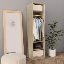 Questo guardaroba compatto rende facile accedere ai vostri vestiti o accessori quotidiani. Costituisce la soluzione perfetta ...