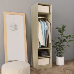 Furniture Limited - Armadio Rovere Sonoma 50x50x200 cm in Legno