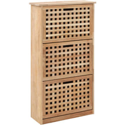 Vidaxl - Furniture Limited - Panca con Scarpiera 55x20x104 cm in Legno