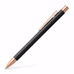 Faber-Castell 343320, Fermaglio, Penna a sfera retrattile a clip, Ricaricabile, Nero, 1 pz, Vivido