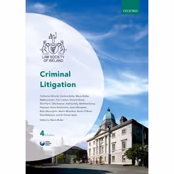 ISBN Criminal Litigation, 400 pagine