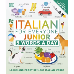 ISBN Italian for Everyone Junior: 5 Words a Day, Riferimenti & Lingue, Inglese, Libro in brossura, 240 pagine