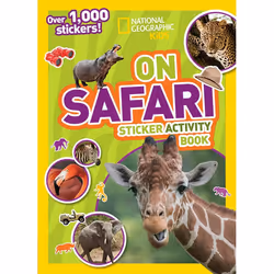 ISBN National Geographic Kids On Safari Sticker Activity Book, Inglese, Libro in brossura, 56 pagine