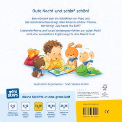 Ravensburger ministeps: Gutenacht-Buch libro Educativo Tedesca Copertina rigida 36 pagine