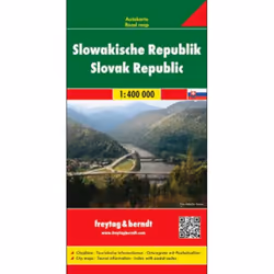 Freytag & Berndt 9783707904727, Mappa fisica, Slovacchia, 1:400000