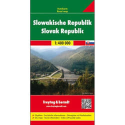 Freytag & Berndt 9783707904727 mappa geografica da parete Slovacchia