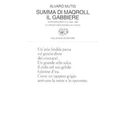 ISBN Summa di Maqroll il Gabbiere libro ITA 344 pagine