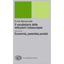 ISBN Il vocabolario delle istituzioni indoeuropee I libro ITA 286 pagine