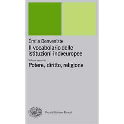 ISBN Il vocabolario delle istituzioni indoeuropee II libro ITA 248 pagine