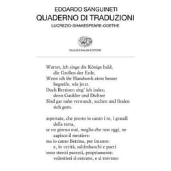 ISBN Quaderno di traduzioni libro ITA 112 pagine