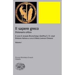 ISBN Il sapere greco. Volume I libro ITA 648 pagine