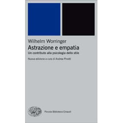 ISBN Astrazione e empatia libro ITA 144 pagine