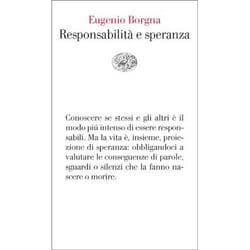 ISBN Responsabilità e speranza libro ITA 104 pagine