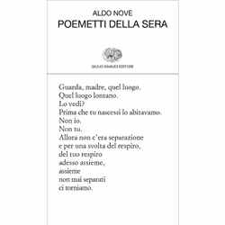 ISBN Poemetti della sera, ITA, 96 pagine