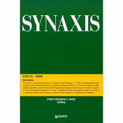 ISBN Quaderni di Synaxis XXVI/3 - 2008 - Quadrimestrale dello Studio Teologico S. Paolo di Catania, ITA, Libro in brossura, 1 ...