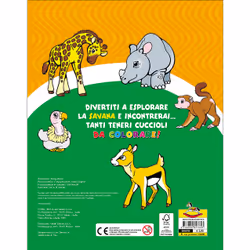 ISBN I cuccioli della Savana da colorare