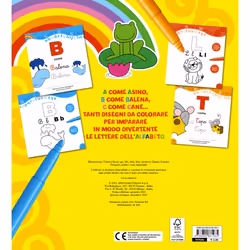 ISBN Alfabetiere degli Animali da colorare