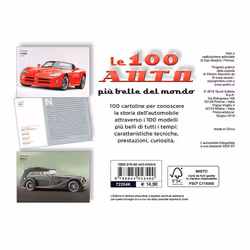 ISBN Le 100 auto più belle del mondo