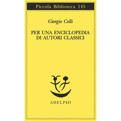 ISBN Per una enciclopedia di autori classici libro Romanzo letterario ITA 166 pagine