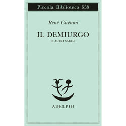 ISBN Il Demiurgo libro Filosofia ITA 313 pagine
