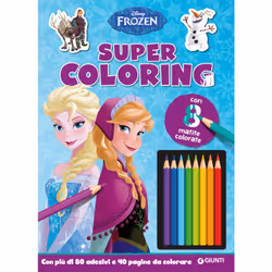 ISBN Super Coloring Frozen, ITA, 49 pagine