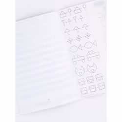 Erickson Super quadretti 1 quaderno per scrivere A4 76 fogli Blu, Verde, Bianco