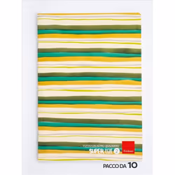 Erickson Super righe 2 quaderno per scrivere A4 76 fogli Multicolore