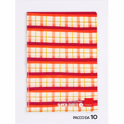 Erickson Super quadretti 3 quaderno per scrivere A4 76 fogli Multicolore