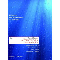 ISBN Antropologia dell'acqua