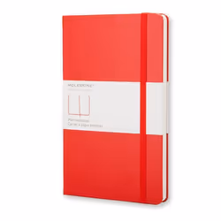Moleskine Classic, Monocromatico, Rosso, 240 fogli, 70 g/m², Copertina rigida, Universale