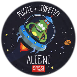 Sassi Junior ALIENI. PUZZLE GIGANTE E LIBRO