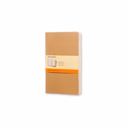 Moleskine QP416, Marrone, 80 fogli, Opaco, Adulto