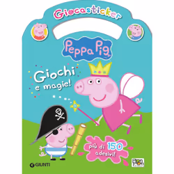 ISBN Giocasticker Peppa Pig - Giochi e magie!, ITA, 16 pagine