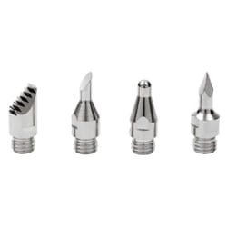 204 VersaTip Set di accessori , 4 punte per pirografia per disegnare, ombreggiare, fare strisce su legno e altri materiali - Dremel