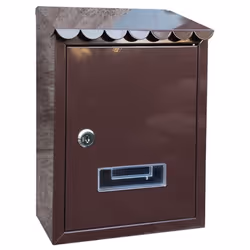 - Cassetta postale - Marca Utilia - Modello Capri - Colore marrone - Dimensioni 21x6x30 cm Cassetta postale Utilia modello Ca ...