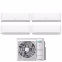 Climatizzatore Condizionatore Hisense Quadri Split Inverter serie HI-COMFORT 7+7+7+9 con 4AMW81U4RJC R-32 Wi-Fi Integrato 700 ...