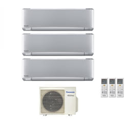 Condizionatore Trial Split Panasonic Etherea Silver 9+9+9 con CU-3Z52TBE R-32 Wi-Fi Integrato