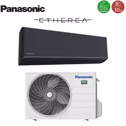 Climatizzatore Condizionatore Panasonic Inverter Serie Etherea Dark 9000 Btu CS-XZ25XKEW-H R-32 Wi-Fi Integrato Colore Grigio Grafite - Vista aggiuntiva 3