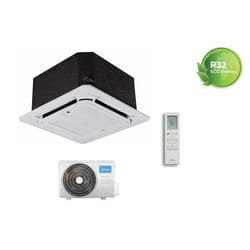 Climatizzatore Condizionatore Inverter Midea Cassetta 4 Vie 18000 btu MCA3U-18HRFNX 57x57 A++ Wi-Fi Optional Completa di Griglia