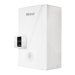 Caldaia Rinnai a Condensazione Momiji 29 kW con Cronotermostato Wi-Fi Intergrato Metano Low NOx REB-KAI2529FF con Kit scarico Fumi Sdoppiato di Serie