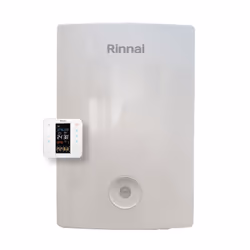 Caldaia Rinnai a Condensazione Momiji 34 kW con Cronotermostato Wi-Fi Intergrato Metano Low NOx REB-KAI3135FF con Kit Scarico ...