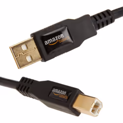 AmazonBasics 0000000000000, 1,8 m, USB A, USB B, USB 2.0, Maschio/Maschio, Nero