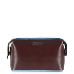 Piquadro BY3851B2-MO borsa da bagno e beauty case Pelle, Poliestere Marrone