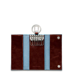 Piquadro PC1397B2/MO portachiavi e astuccio portachiavi Blu, Marrone