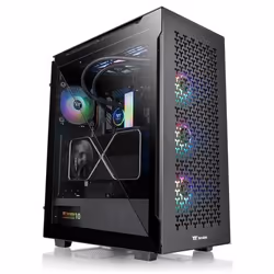 Thermaltake CA-1T4-00M1WN-02, Midi Tower, PC, Nero, ATX, micro ATX, Mini-ITX, SPCC, 17 cm